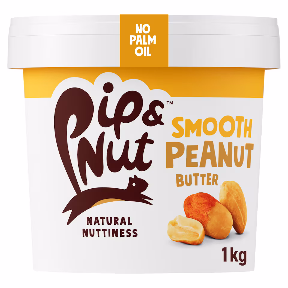 Pip & Nut Smooth Peanut Butter 1Kg