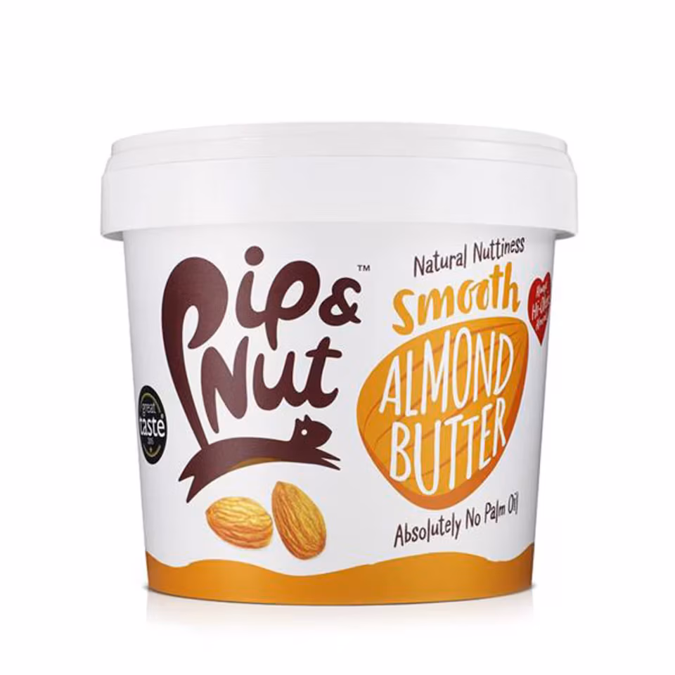 Smooth Almond Butter 1kg (Pip & Nut)