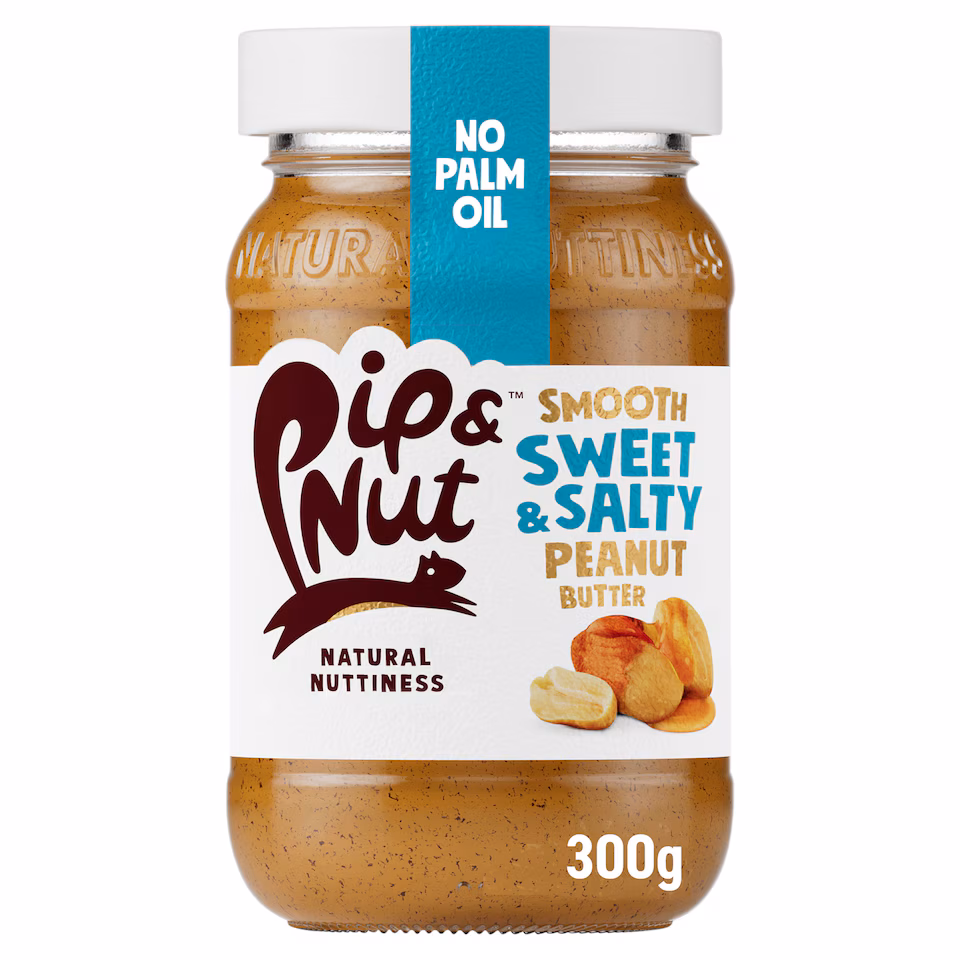 Pip & Nut Smooth Sweet & Salty Peanut Butter 300g