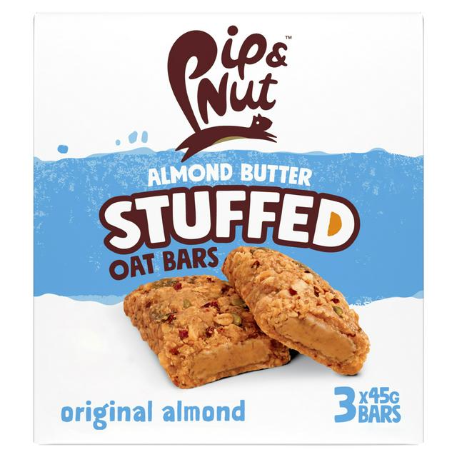 Pip & Nut Original Almond Butter Stuffed Oat Bars 3 x 45g