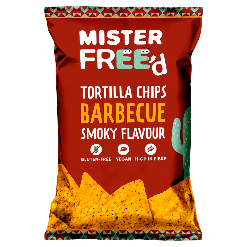Mister Free'd Tortilla Chips - Barbecue Smoky Flavour 135g