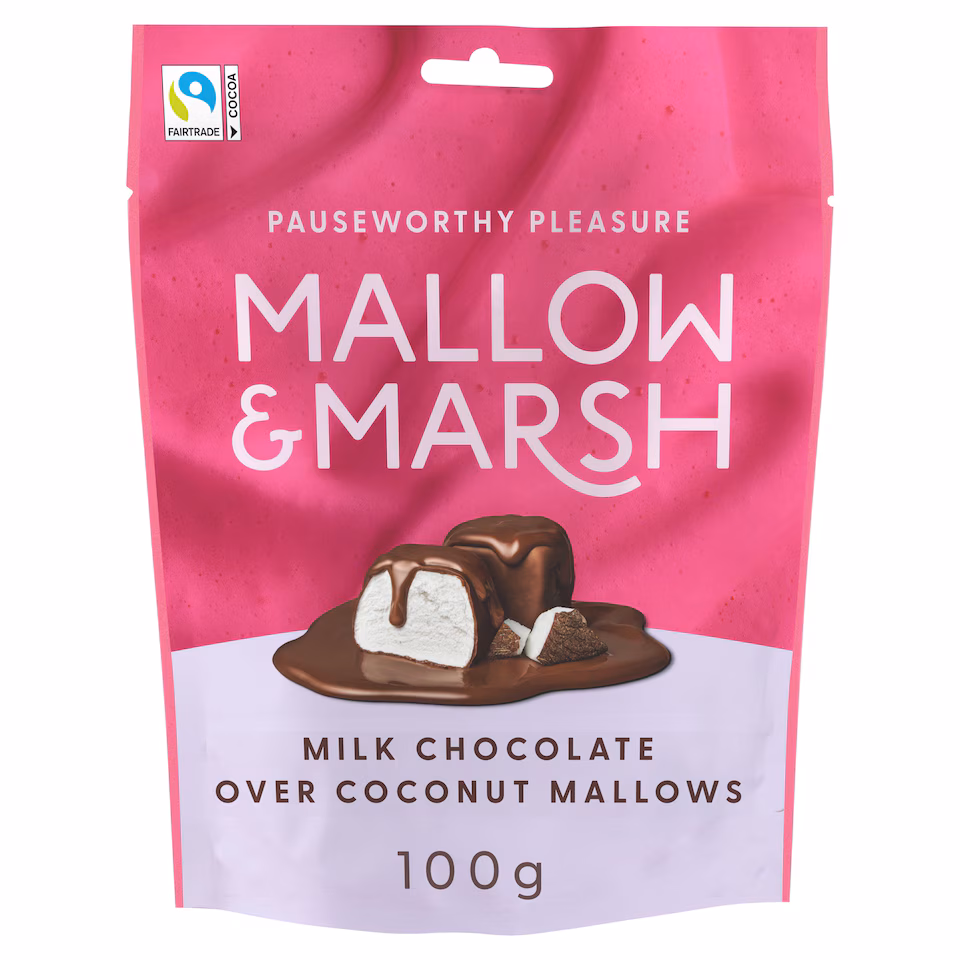Mallow & Marsh Milk Chocolate Coconut Mallow 100G