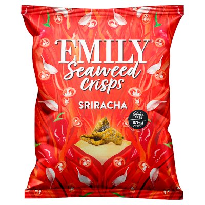 Emily Seaweed Crisps Sriracha Sharing Bag