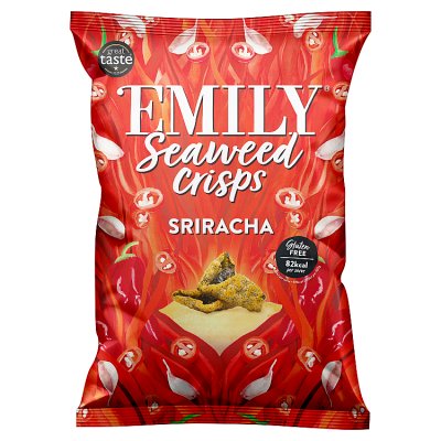 Emily Seaweed Crisps Sriracha Sharing Bag