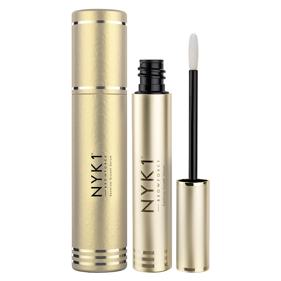 NYK1 BrowForce Eyebrow Growth Serum (8ml) Advanced Formula For Fuller, Thicker, Natural Brows