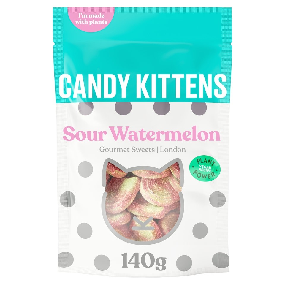 Candy Kitten Sour Watermelon Sweets 140G