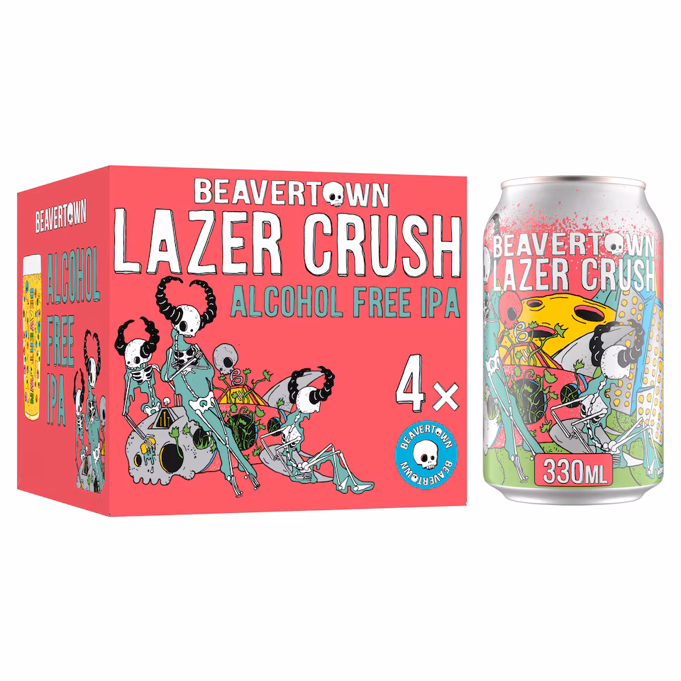 Beavertown Lazer Crush 0.3% Ipa 4 X 330Ml