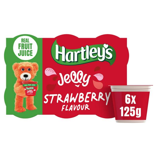 Hartley's Strawberry Jelly Pot Multipack 6x125g