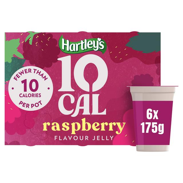Hartley's 10 Cal Raspberry Jelly Pot Multipack 6x175g