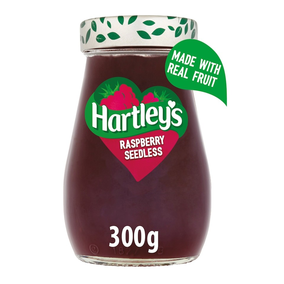 Hartley's Best Seedless Raspberry Jam 300g