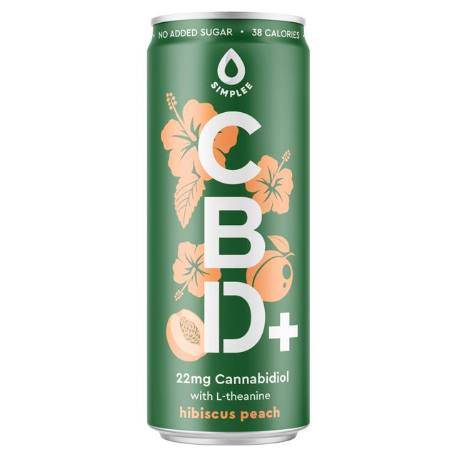 Simplee CBD+ 22mg Cannabidiol Hibiscus Peach 250ml