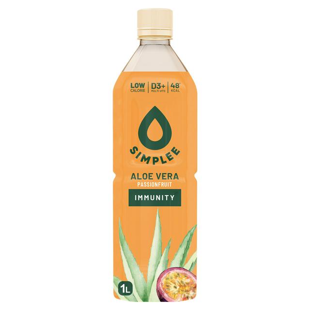 Simplee Aloe Vera Immunity Passionfruit 1L