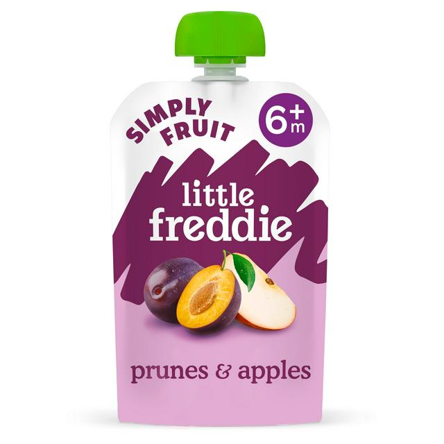 Little Freddie Organic Prunes & Apples Baby Food Pouch 6+ Months 100g