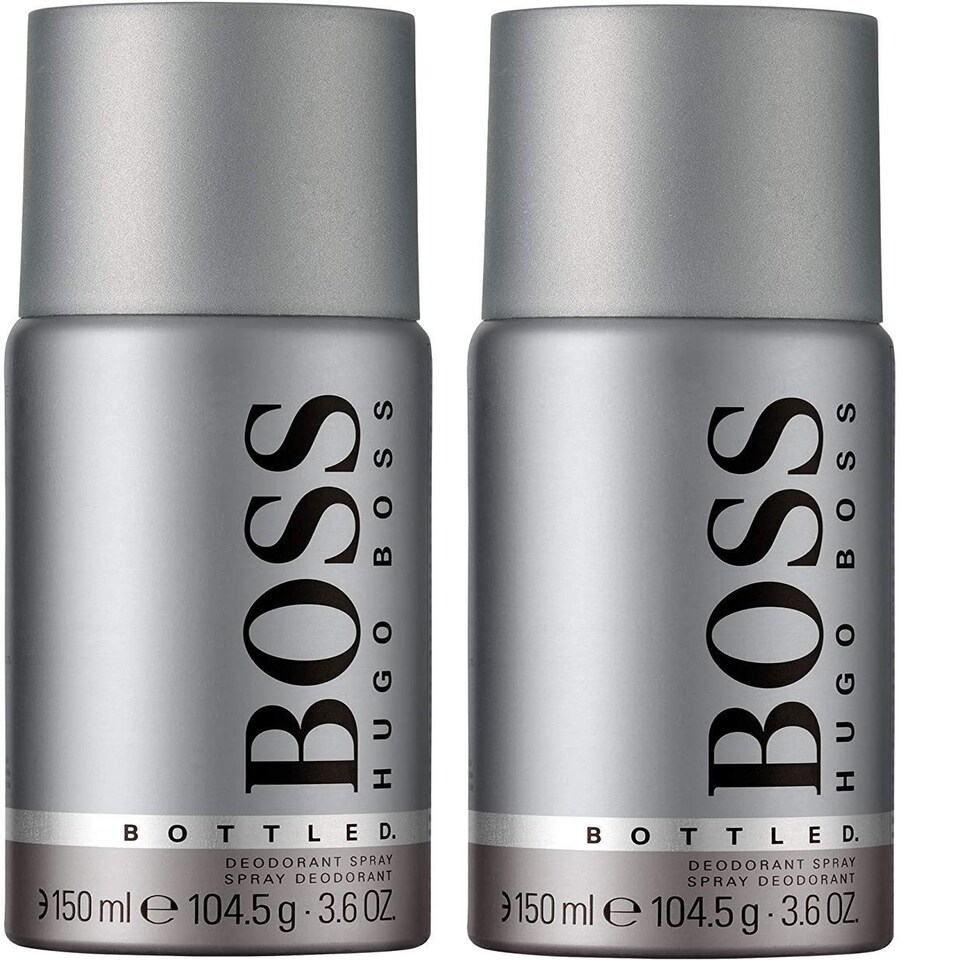 Hugo Boss Bottled Mens Body Deodorant 150ml 2 Pack