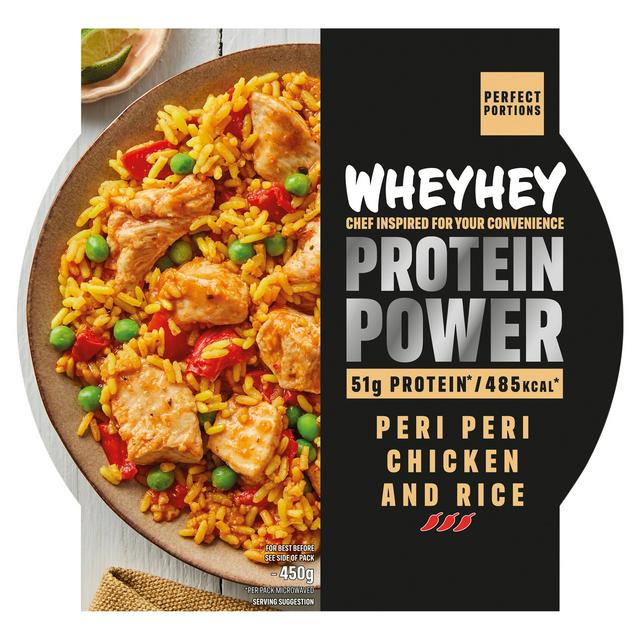 Wheyhey Protein Power Peri Peri Chicken & Rice 450g