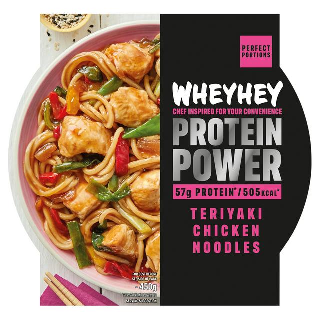 Wheyhey Protein Power Teriyaki Chicken Noodles 450g