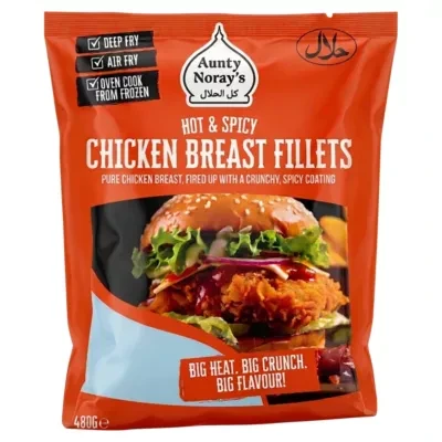 Aunty Noray's Hot & Spicy Chicken Breast Fillets 480g