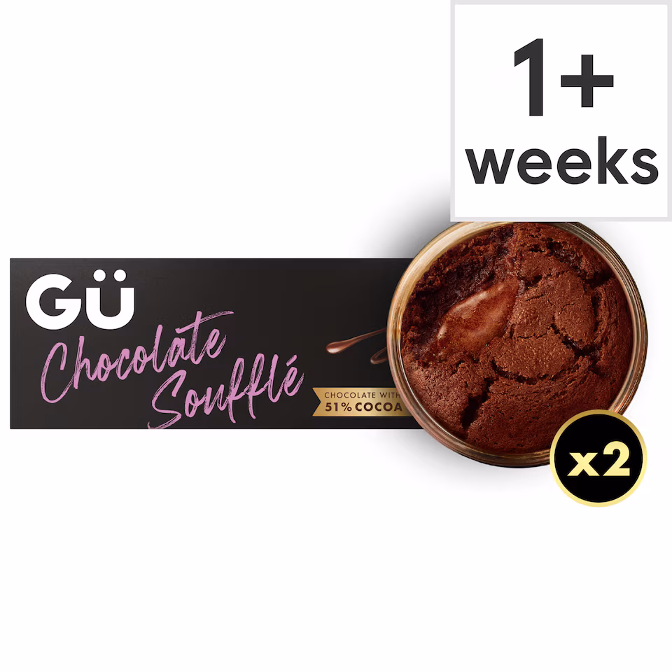 Gü Hot Chocolate Soufflé Dessert 2 x 60g