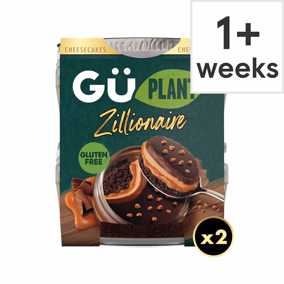 Gü Plant Zillionaire Vegan Cheesecake Dessert 2 x 91.5g
