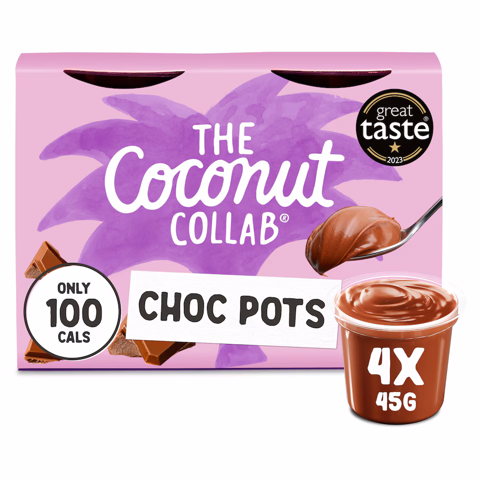 The Coconut Collab Chocolate Pots 4x45g