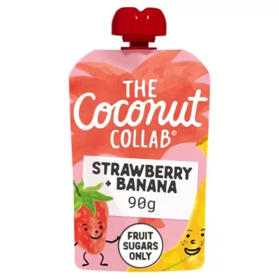 The Coconut Collaborative Strawberry + Banana Coconut Smoothie 90g