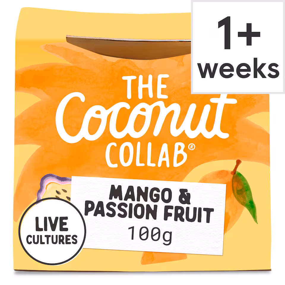 The Coconut Collab Mango & Passionfruit Coconut Yoghurt 100g