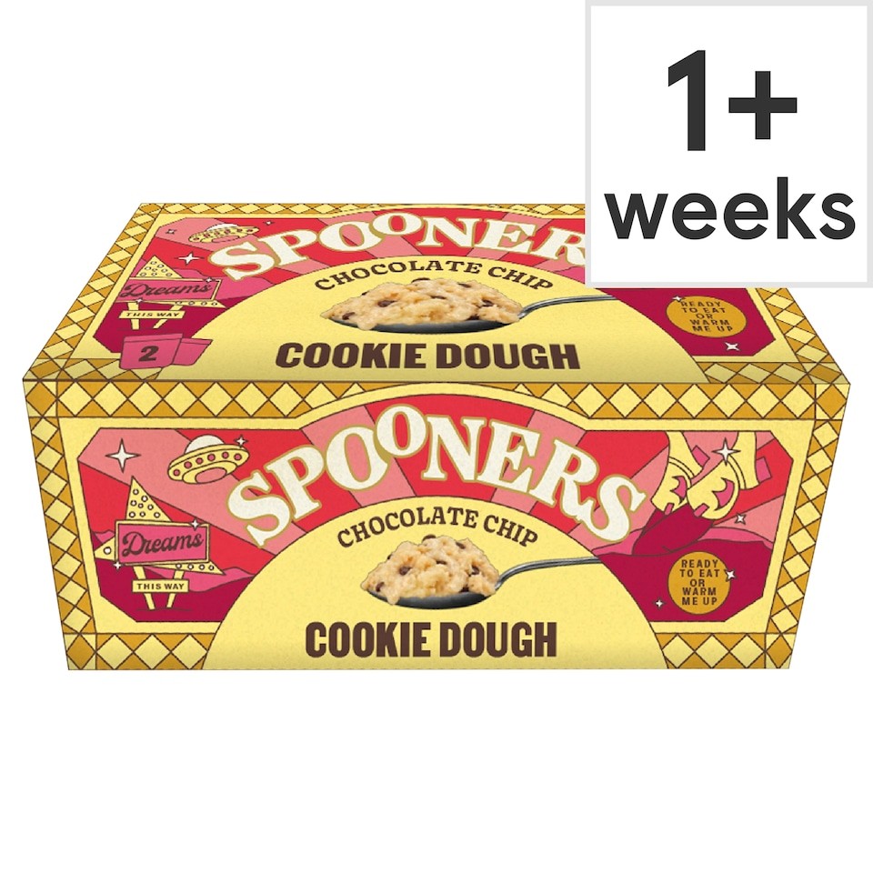 Spooners Chocolate Chip Cookie Dough 2x75g