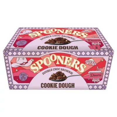 Spooners Double Choc Brownie Cookie Dough (2 x 75g) 150g