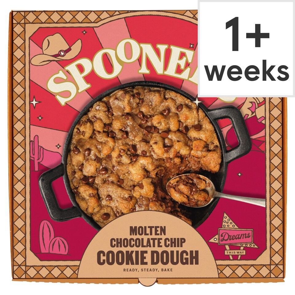Spooners Molten Chocolate Chip Cookie Dough Dessert 250g