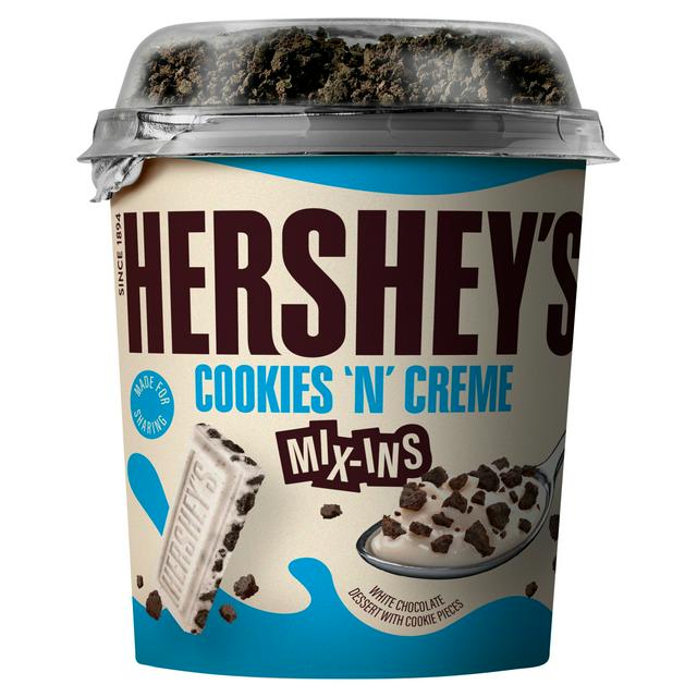 Hershey's Cookies N Creme Mix Ins White Chocolate Dessert with Cookie Pieces 330g