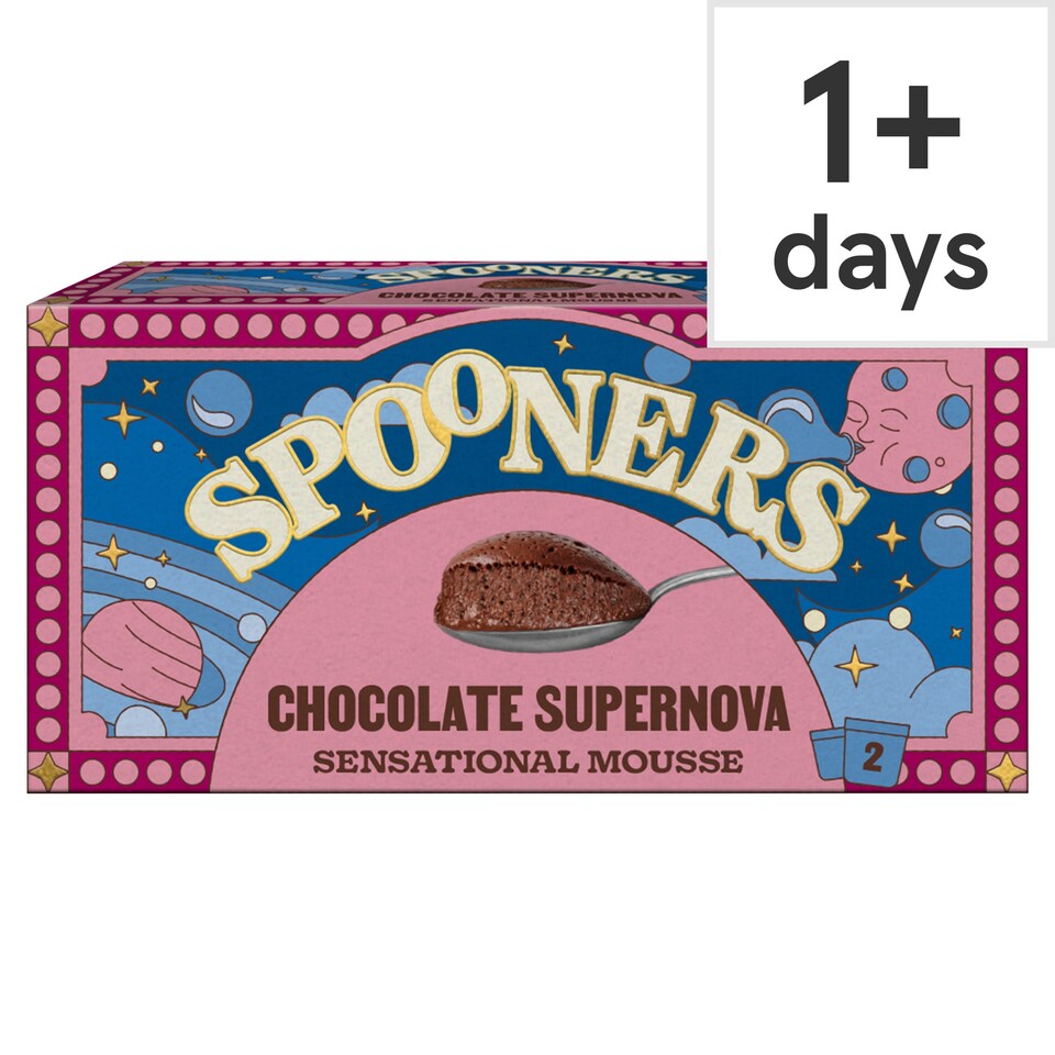 Spooners Chocolate Supernova Sensational Mousse 2x70g