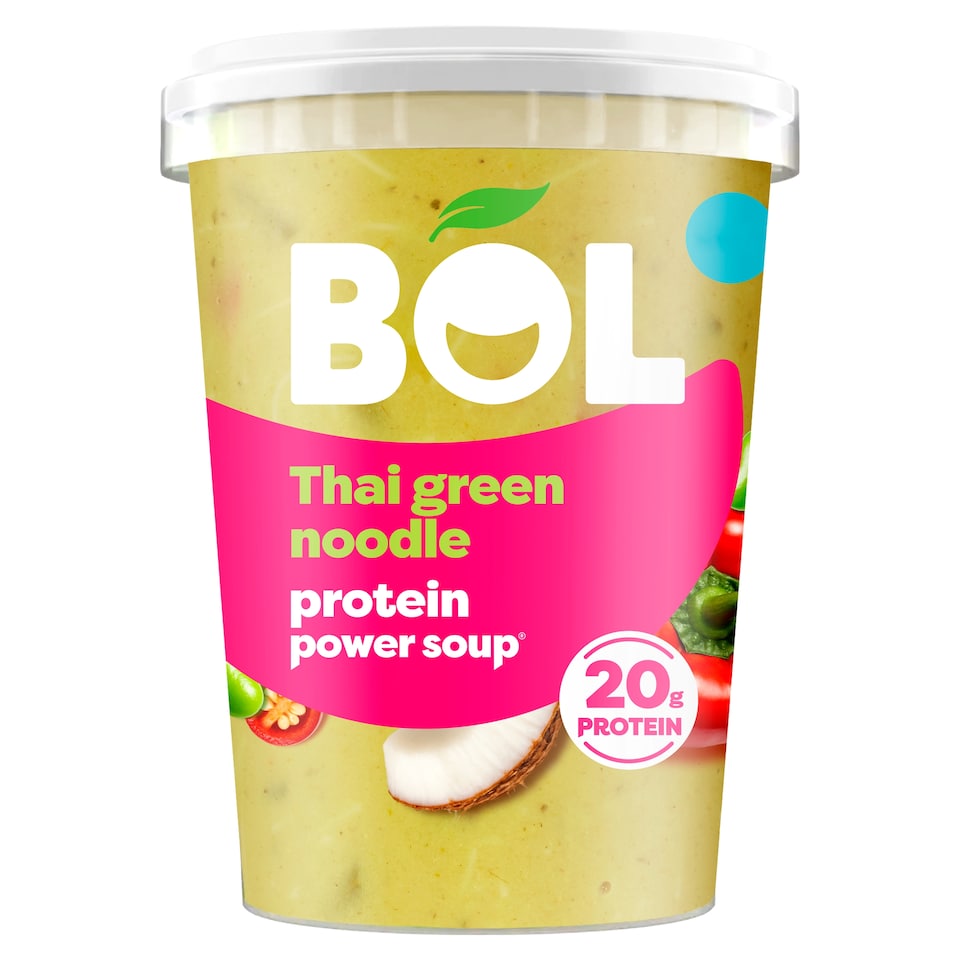 BOL Protein Thai Green Noodle Power Soup 600g