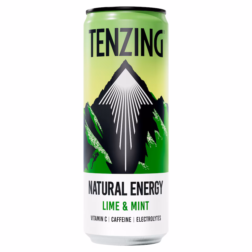 Tenzing Natural Energy Drink - Lime & Mint 330ml