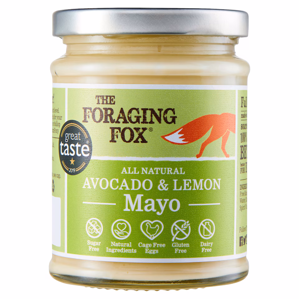 The Foraging Fox Avocado & Lemon Mayonnaise 240G