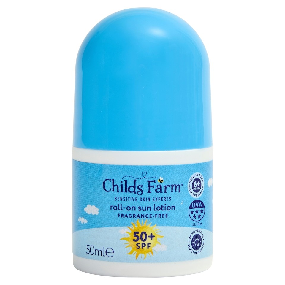 Childs Farm SPF50+ Roll On Fragrance-Free 50ml
