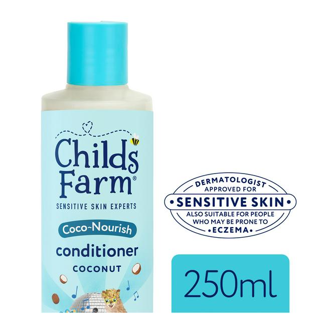 Childs Farm 250ml Coco Nourish Tear Free Formula for Dry Curly Hair Coconut Conditioner