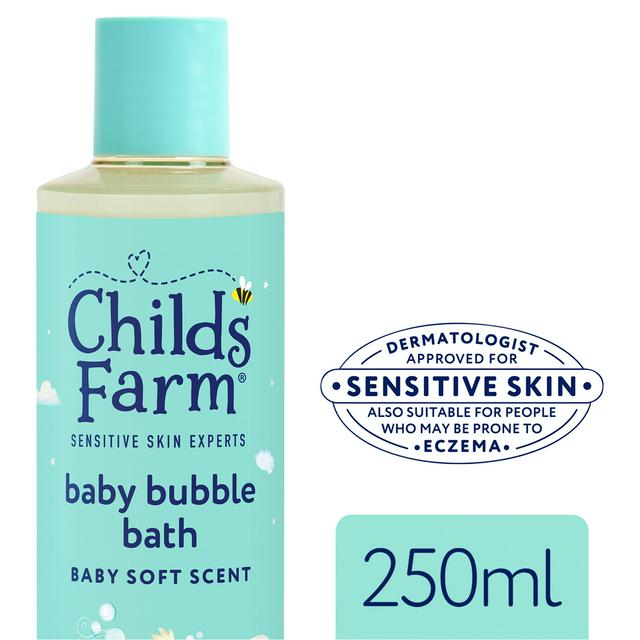 Childs Farm 250ml Baby Soft Scent for Newborns & Sensitive Skin Bubble Bath