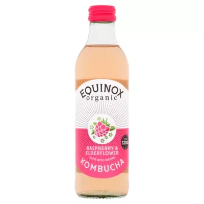 Equinox Organic Raspberry & Elderflower Kombucha 275ml