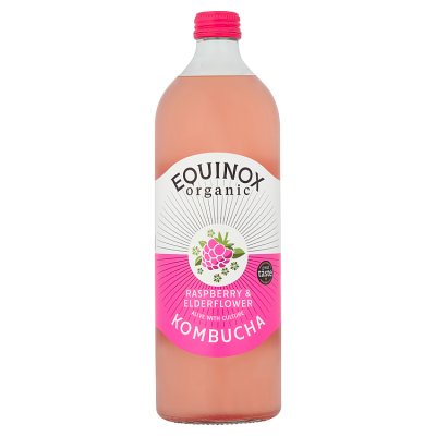 Equinox Organic Raspberry & Elderflower Kombucha