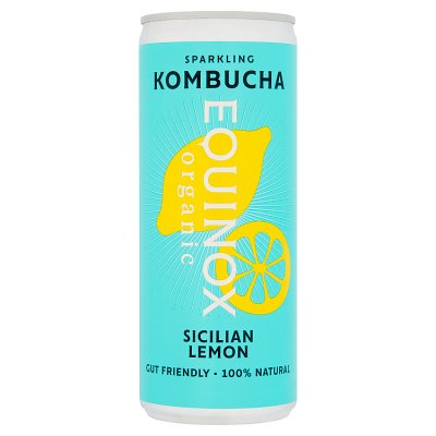 Equinox Organic Kombucha Sicilian Lemon