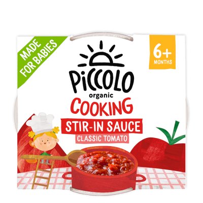 Piccolo Organic Tomato & Basil Pasta Cooking Sauce