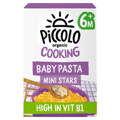 Piccolo Baby Mini Pasta Stars 6m+