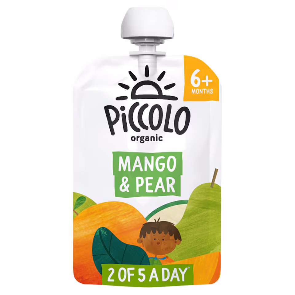 Piccolo Organic Mango & Pear 100g