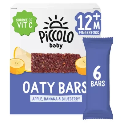 Piccolo Organic Cocomelon Oaty Bars Apple, Banana & Blueberry with Acerola 12+ Months 138g (6 x 23g)