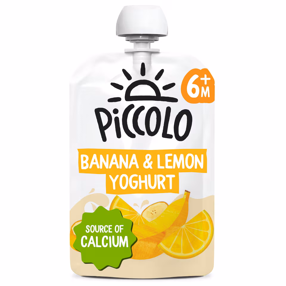 Piccolo Baby Organic Banana & Lemon Greek-Style Yoghurt 100g
