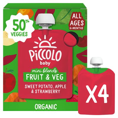 Piccolo Mini Blends Sweet Potato, Apple & Strawberry