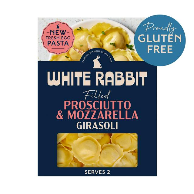 White Rabbit 250g Gluten Free Filled Prosciutto & Mozzarella Girasoli Pasta