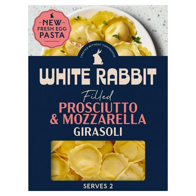 White Rabbit Gluten Free Filled Prosciutto & Mozzarella Girasoli Pasta 250g