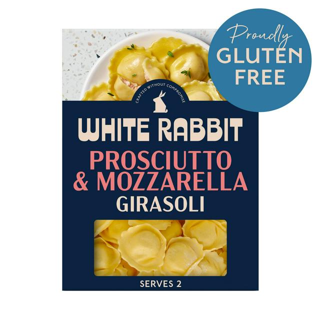 White Rabbit 250g Gluten Free Filled Prosciutto & Mozzarella Girasoli Pasta