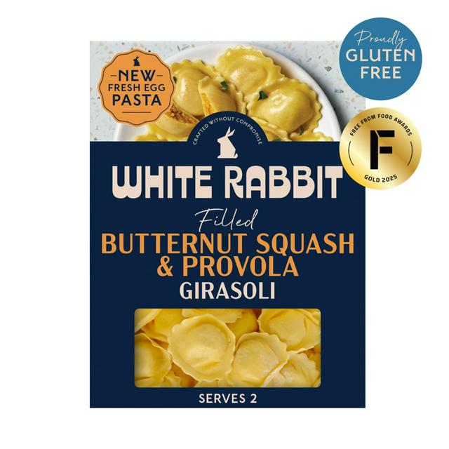 White Rabbit 250g Gluten Free Filled Butternut Squash & Provola Girasoli Pasta